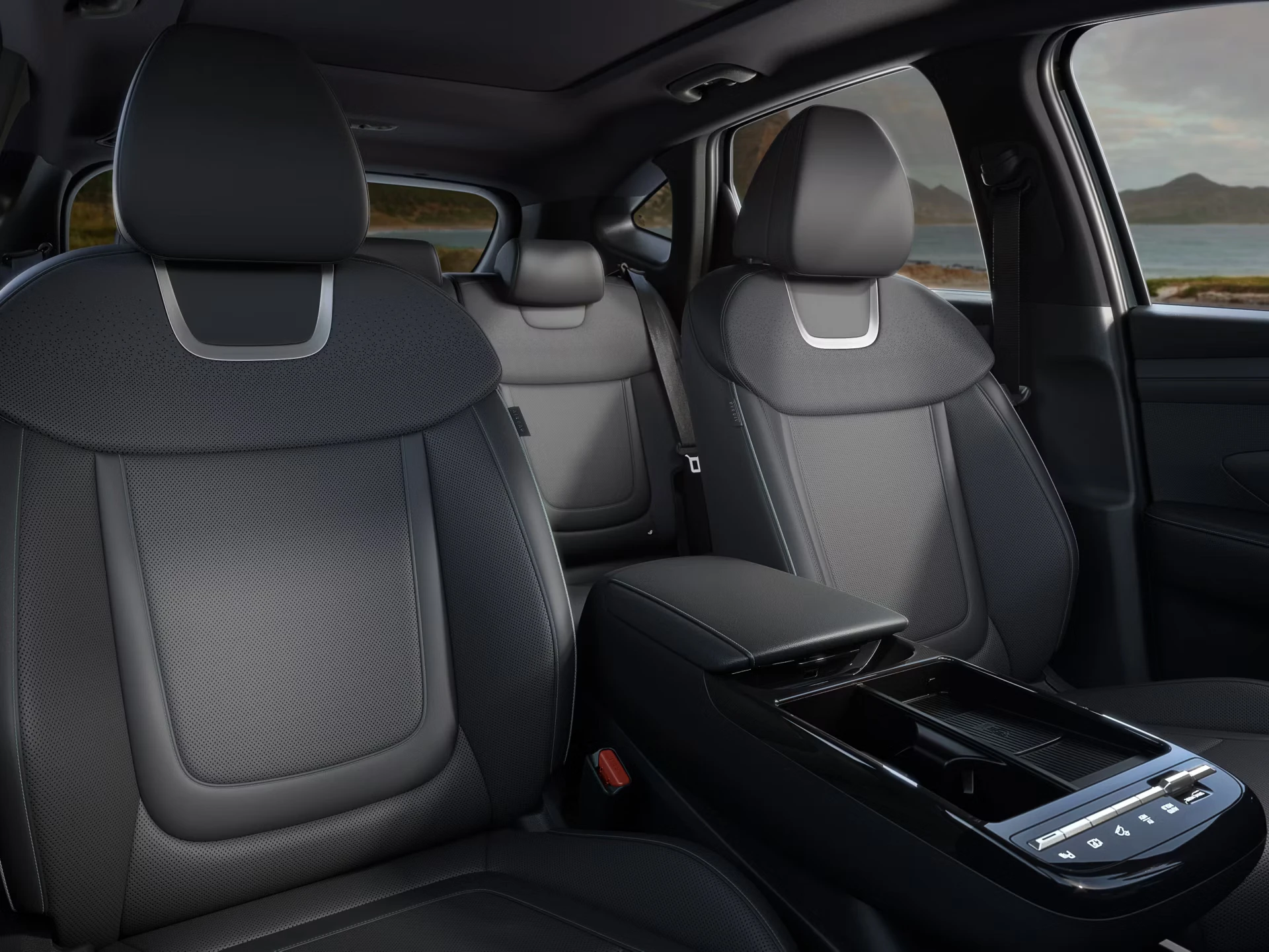 Hyundai TUCSON Interior 2024 Front Rear Seat PHEV T2P Beauty Edit 4X3